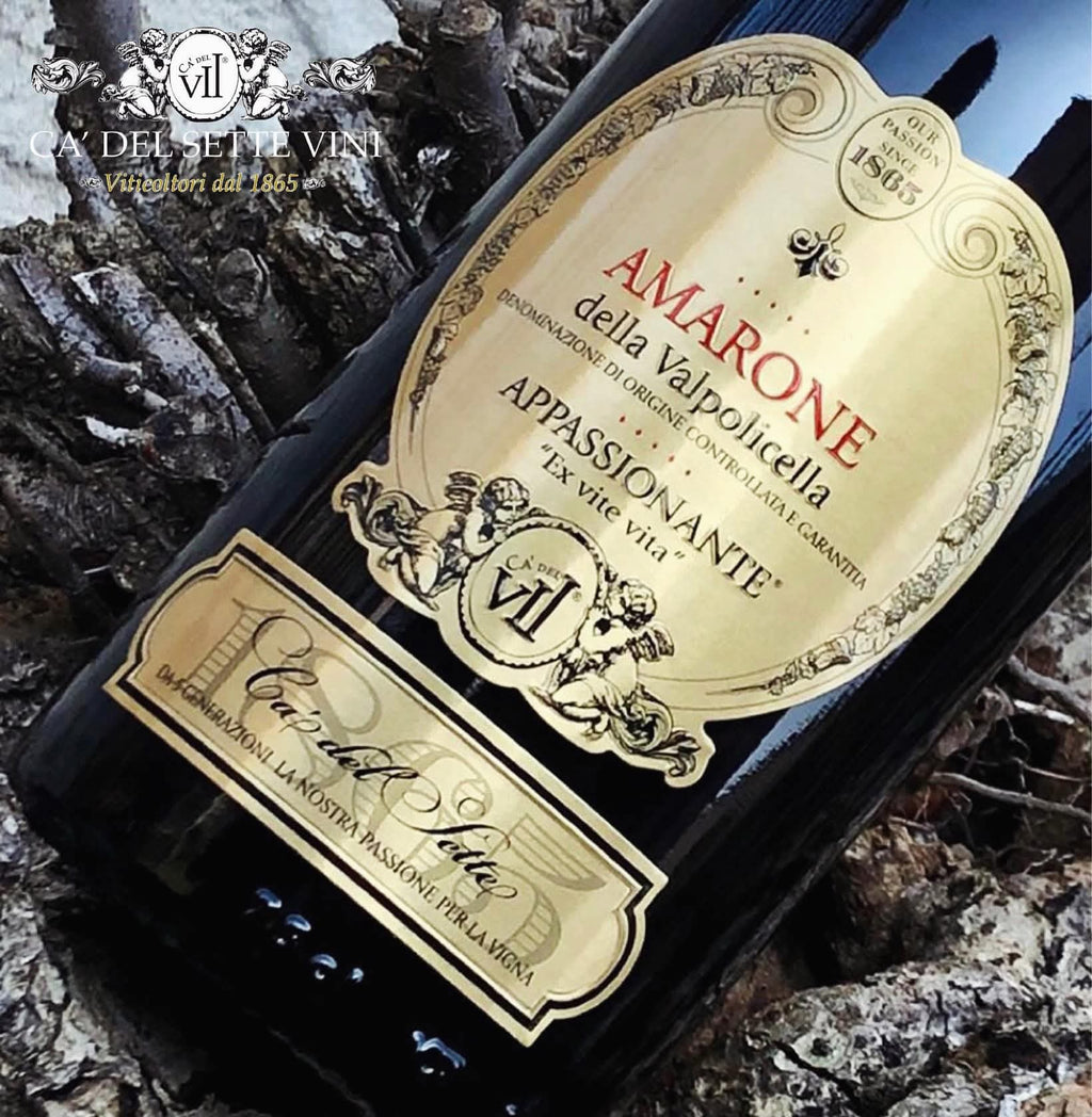 Appassionante Amarone 2018 - Vinho Tinto - Vinho Tinto italiano servido em taça, ideal para harmonização