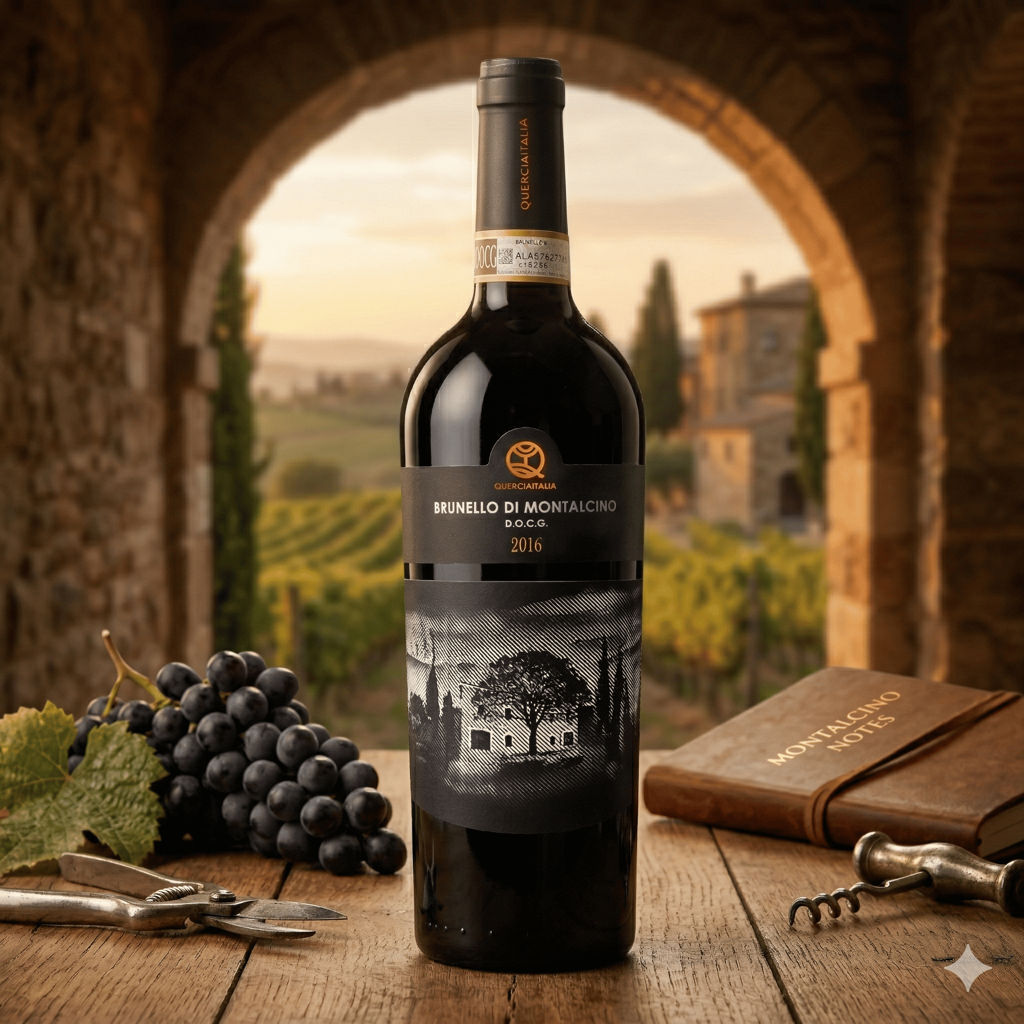 Brunello di Montalcino 2016 - Vinho Tinto - Vinho Tinto italiano servido em taça, ideal para harmonização