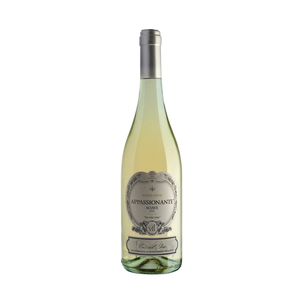 Garrafa de Appassionante Soave 2023 - Vinho Branco - Vinho Branco italiano Ca' del Sette importado da região de Veneto