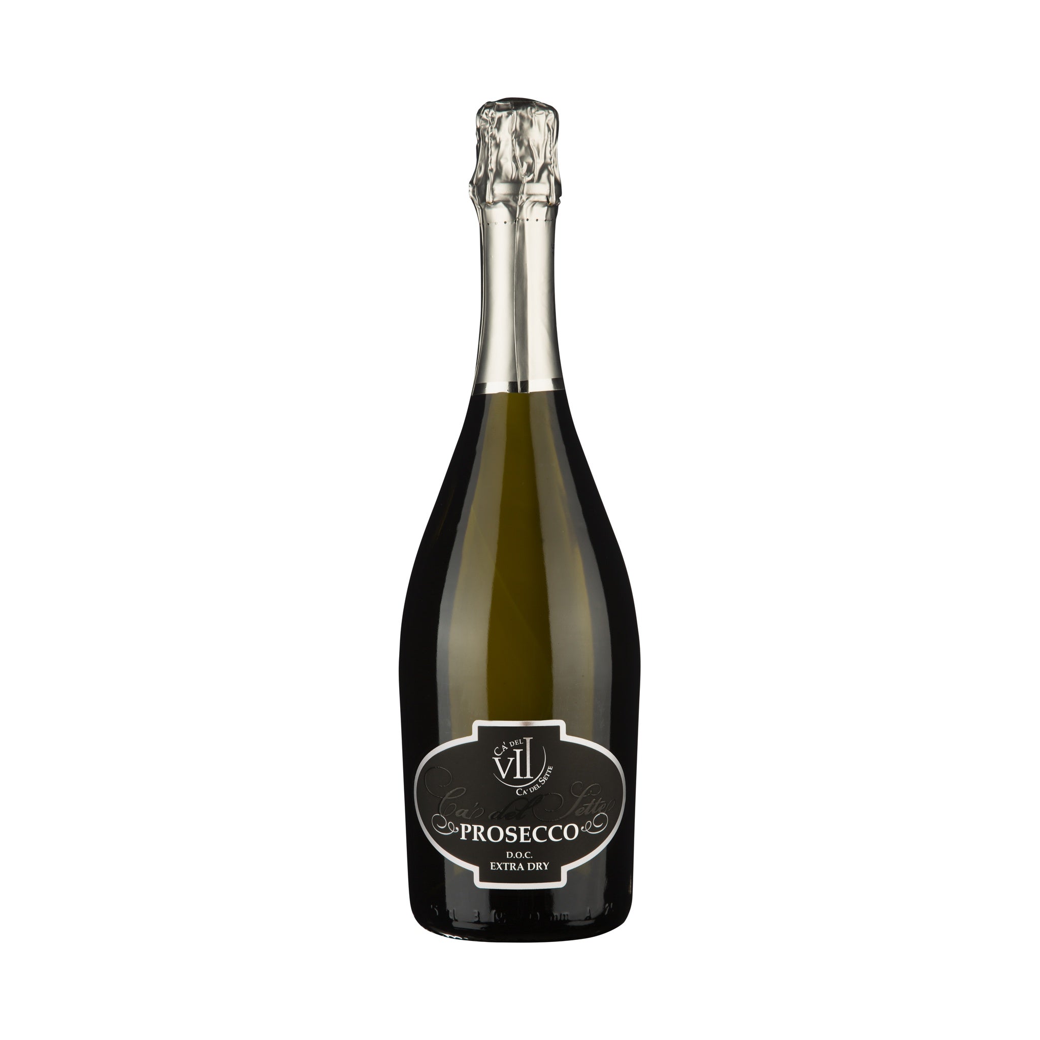 Garrafa de Prosecco Extra Dry 2024 - Espumante - Espumante italiano Ca' del Sette importado da região de Veneto