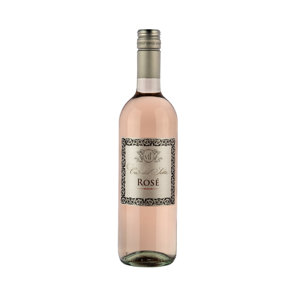 Garrafa de Rosato 2023 - Vinho Rosê - Vinho Rosé italiano Ca' del Sette importado da região de Veneto