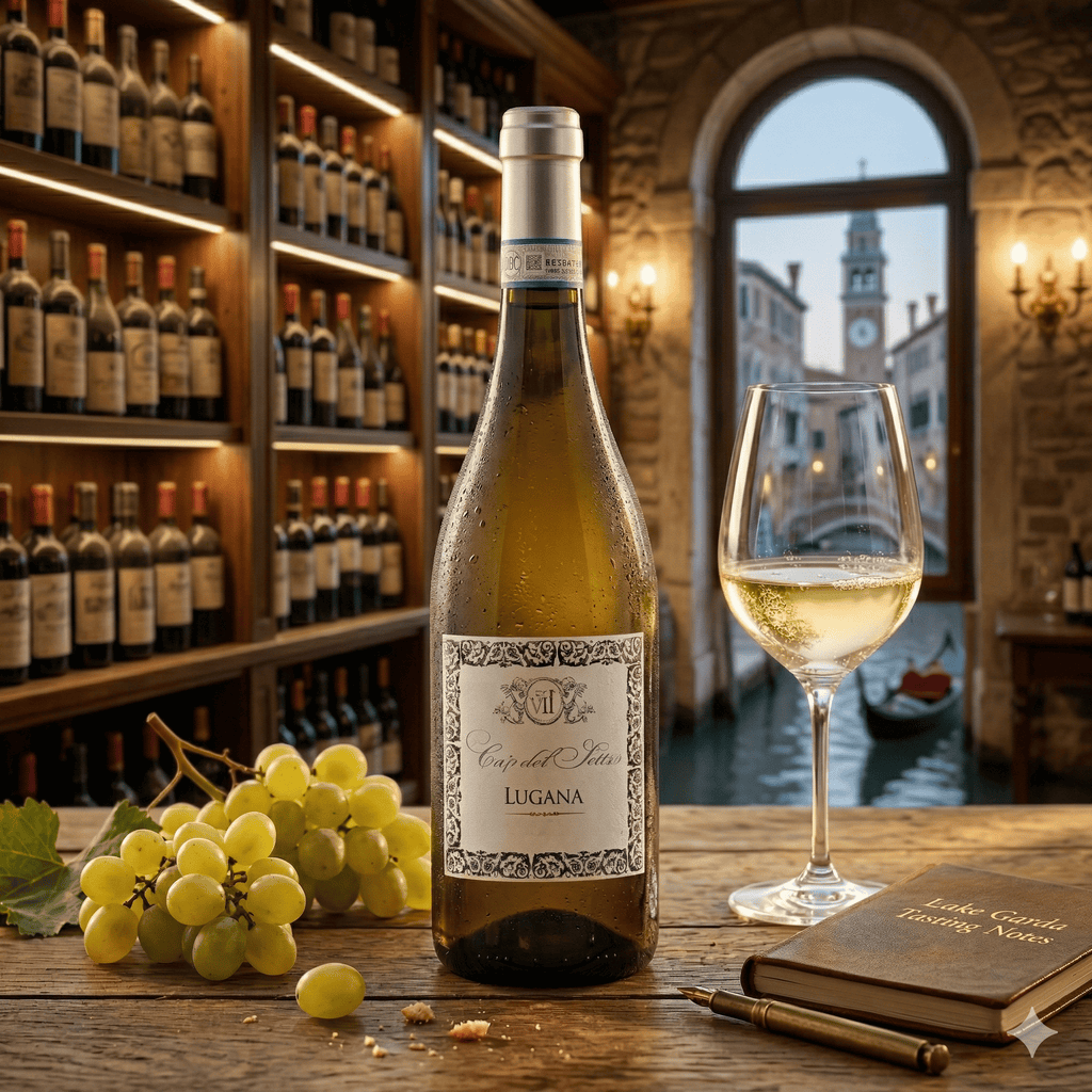 Ficha técnica do Lugana 2025 - Vinho Branco - vinho branco italiano com informações de safra e uvas